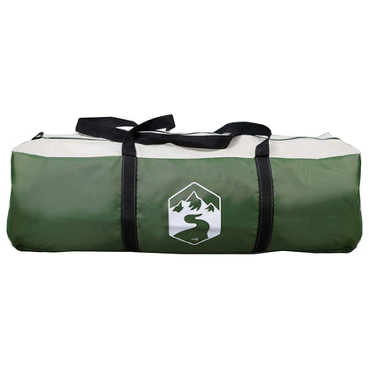 Tipi Tent with Roof Green 250 x 250 cm Polyester and Steel