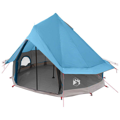 Tipi Tent with Roof Blue 250 x 250 cm Polyester and Steel