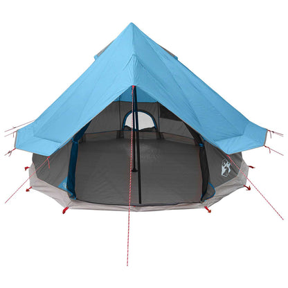 Tipi Tent with Roof Blue 250 x 250 cm Polyester and Steel