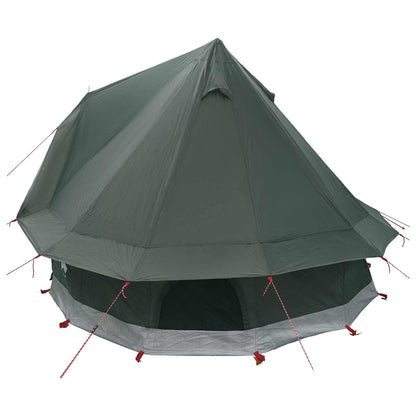 Tipi Tent with Roof Army Green 250 x 250 cm Polyester and Steel