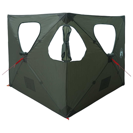 Hunting Tent 145 x 145 x 150 cm Army Green Polyester and Steel