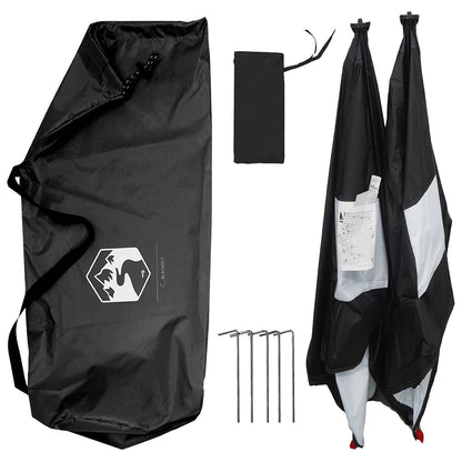 Hunting Tent with Roof White Blackout 145 x 145 x 150 cm