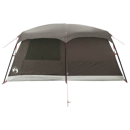 Family Tent Brown Grey 500 x 400 x 230 cm Polyester and Steel