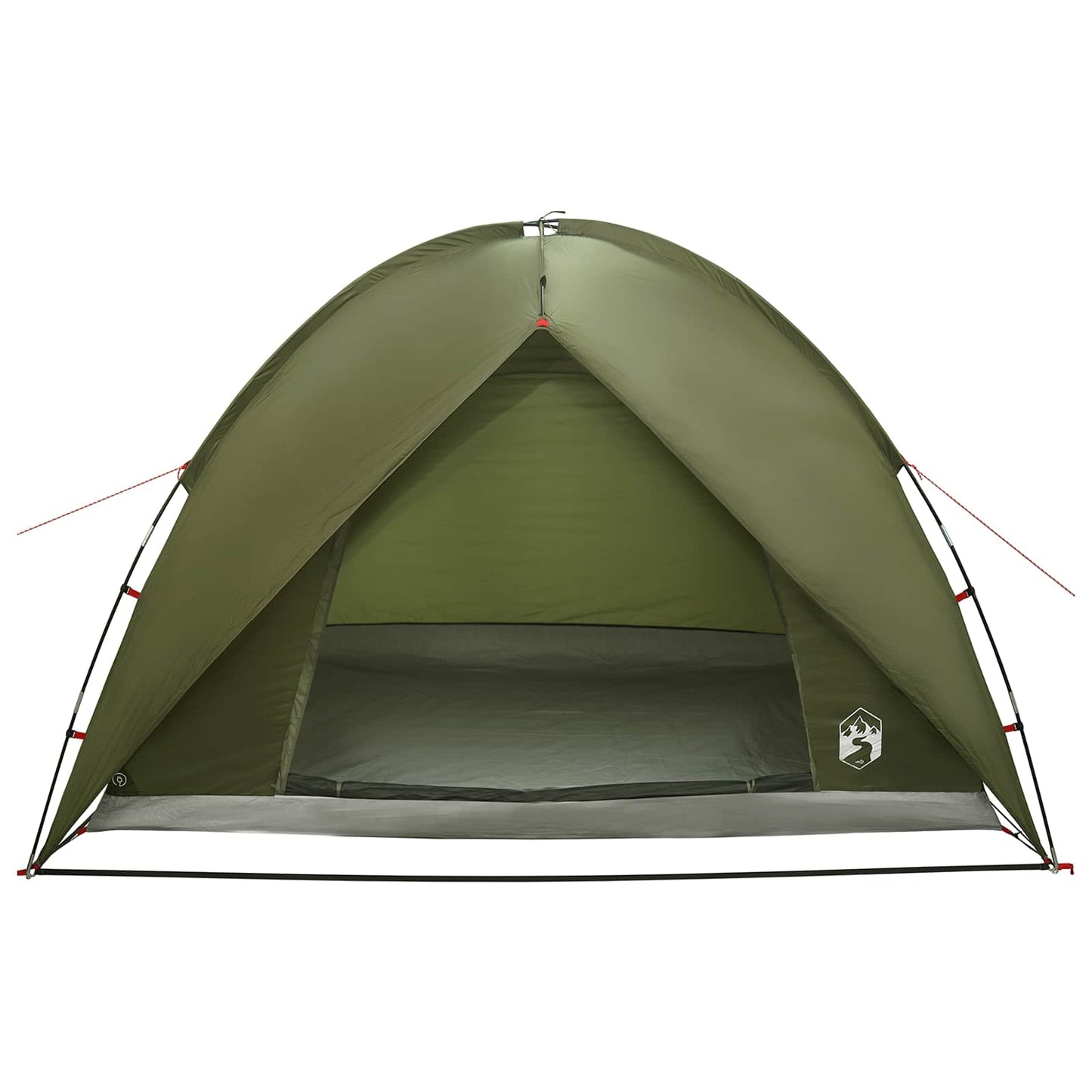 Camping Tent with Rainfly Water-resistant Dome Olive Green