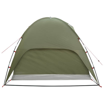 Camping Tent with Rainfly Water-resistant Dome Olive Green