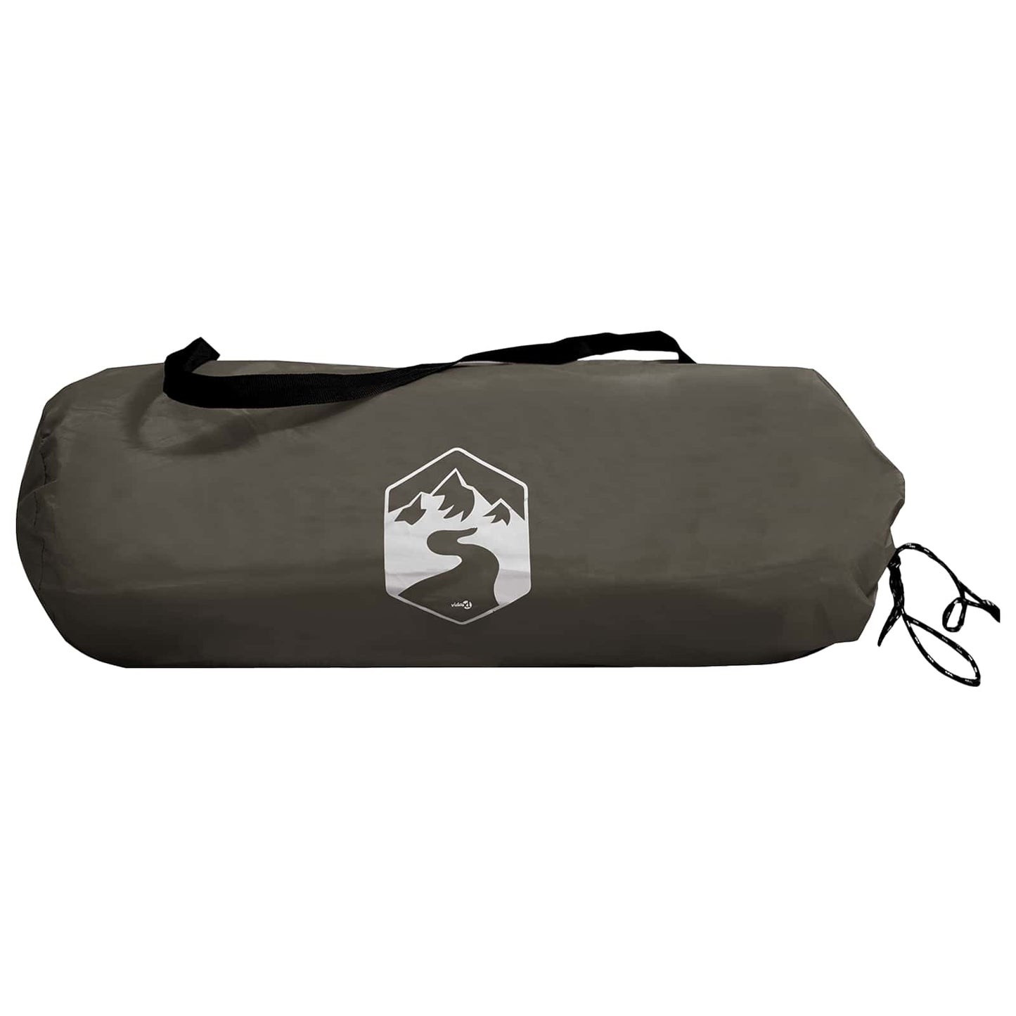 Camping Tarp with Mesh Walls Brown Grey 270 x 210 x 210 cm