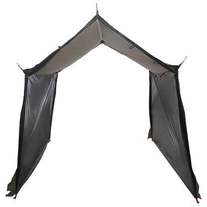Camping Tarp with Mesh Walls Brown Grey 270 x 210 x 210 cm