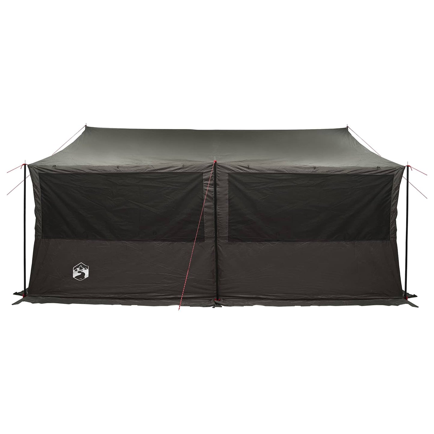 Family Tent Brown grey 450 x 400 x 265 cm Polyester and Steel