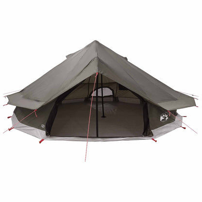 Tipi Tent Brown Grey 800 x 800 x 430 cm Polyester and Steel