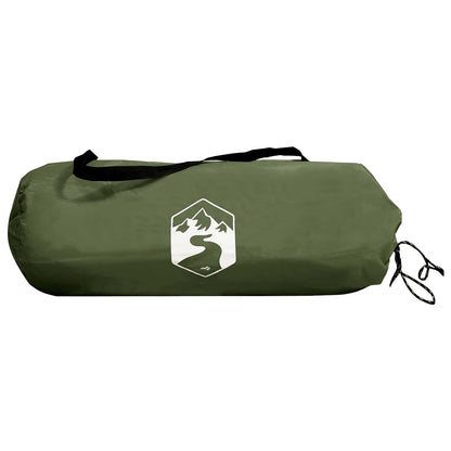 Tunnel Tent Olive Green 410 x 175 x 105 cm Polyester and Steel