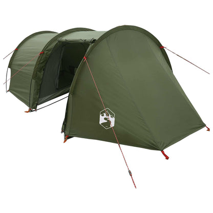 Tunnel Tent Olive Green 410 x 175 x 105 cm Polyester and Steel