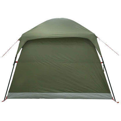 Cabin Tent Olive Green 244 x 213 x 183 cm Polyester and Steel