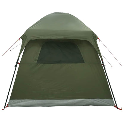 Cabin Tent Olive Green 244 x 213 x 183 cm Polyester and Steel