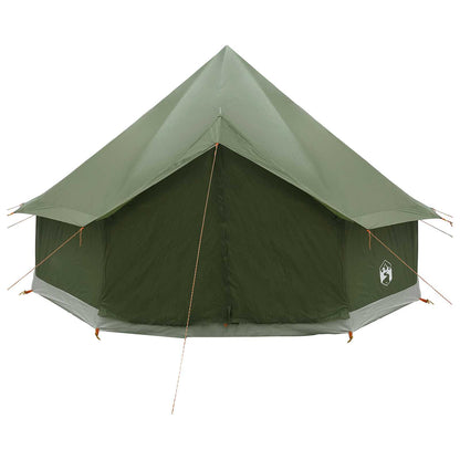 Tipi Tent Olive Green 300 x 300 x 200 cm Polyester and Steel