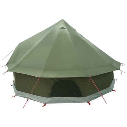 Tipi Tent Olive Green 300 x 300 x 200 cm Polyester and Steel