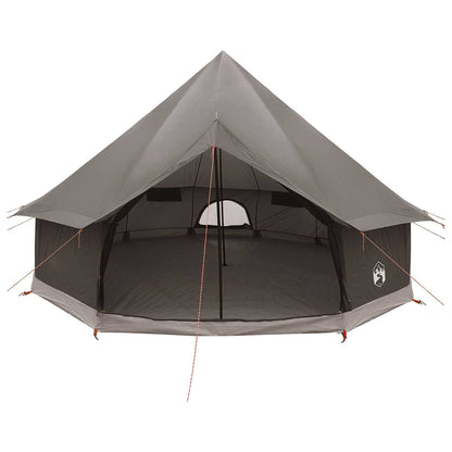 Tipi Tent Brown Grey 300 x 300 x 200 cm Polyester and Steel
