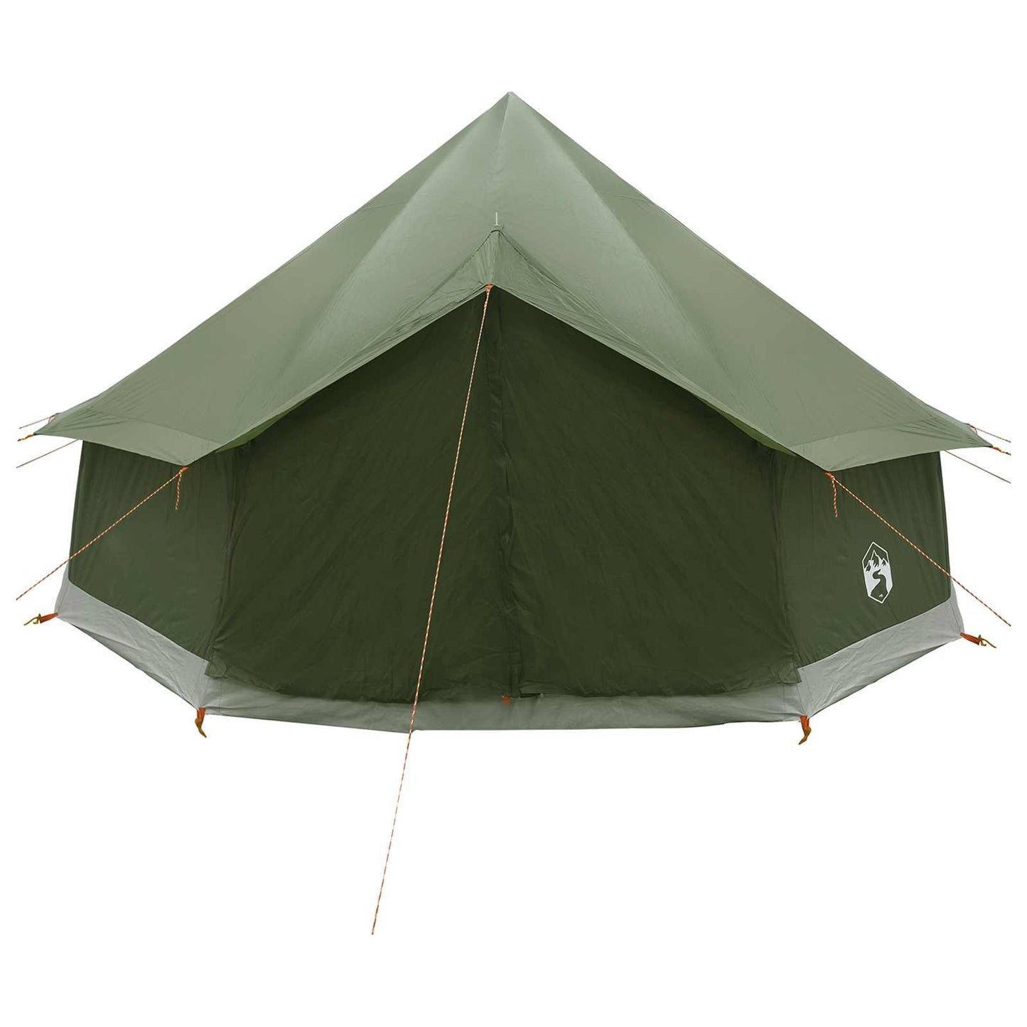 Tipi Tent Olive Green 400 x 400 x 250 cm Polyester and Steel