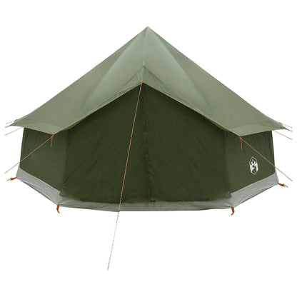 Tipi Tent Olive Green 400 x 400 x 250 cm Polyester and Steel