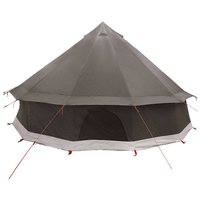Tipi Tent Brown Grey 400 x 400 x 250 cm Polyester and Steel