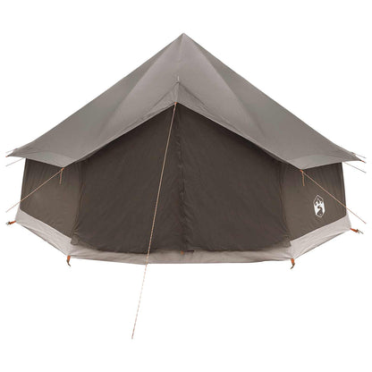 Tipi Tent Brown Grey 400 x 400 x 250 cm Polyester and Steel