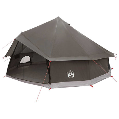 Tipi Tent Brown Grey 600 x 600 x 350 cm Polyester and Steel