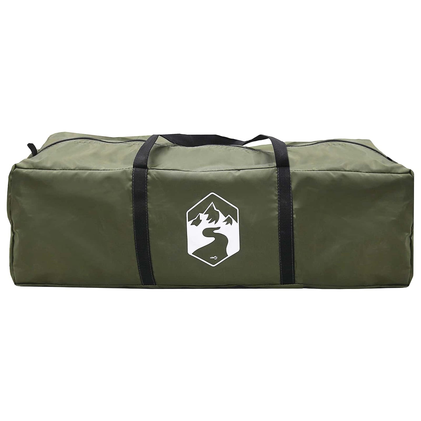 Tipi Tent Olive Green 500 x 500 x 300 cm Polyester and Steel