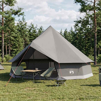Tipi Tent Brown Grey 500 x 500 x 300 cm Polyester and Steel
