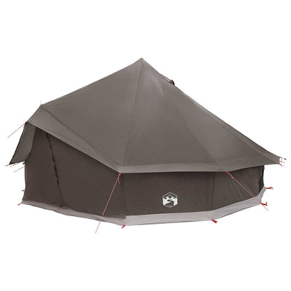 Tipi Tent Brown Grey 500 x 500 x 300 cm Polyester and Steel