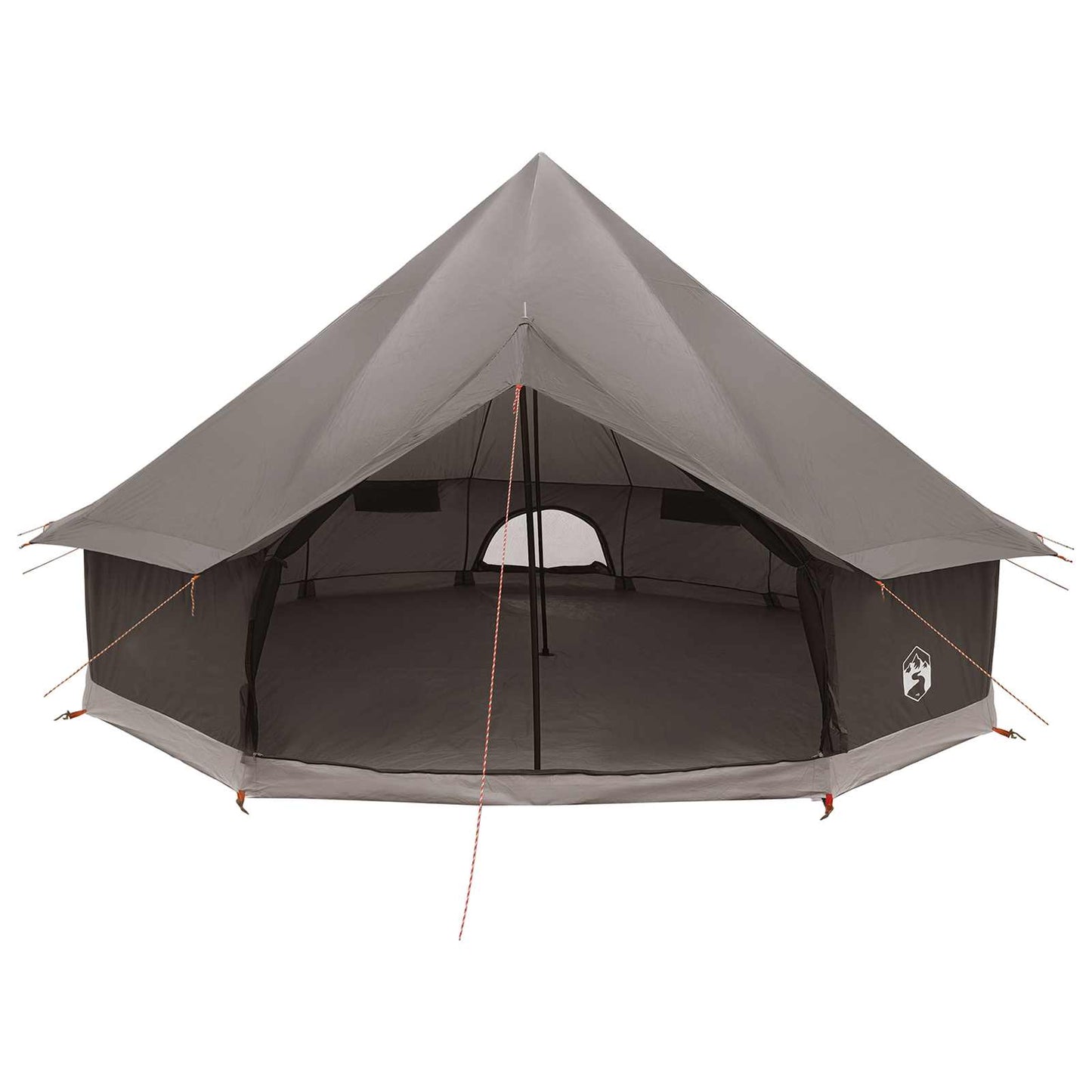 Tipi Tent Brown Grey 500 x 500 x 300 cm Polyester and Steel