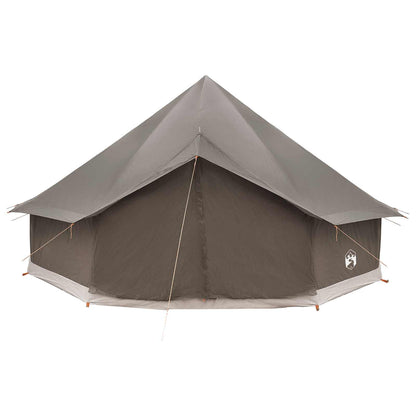 Tipi Tent Brown Grey 500 x 500 x 300 cm Polyester and Steel