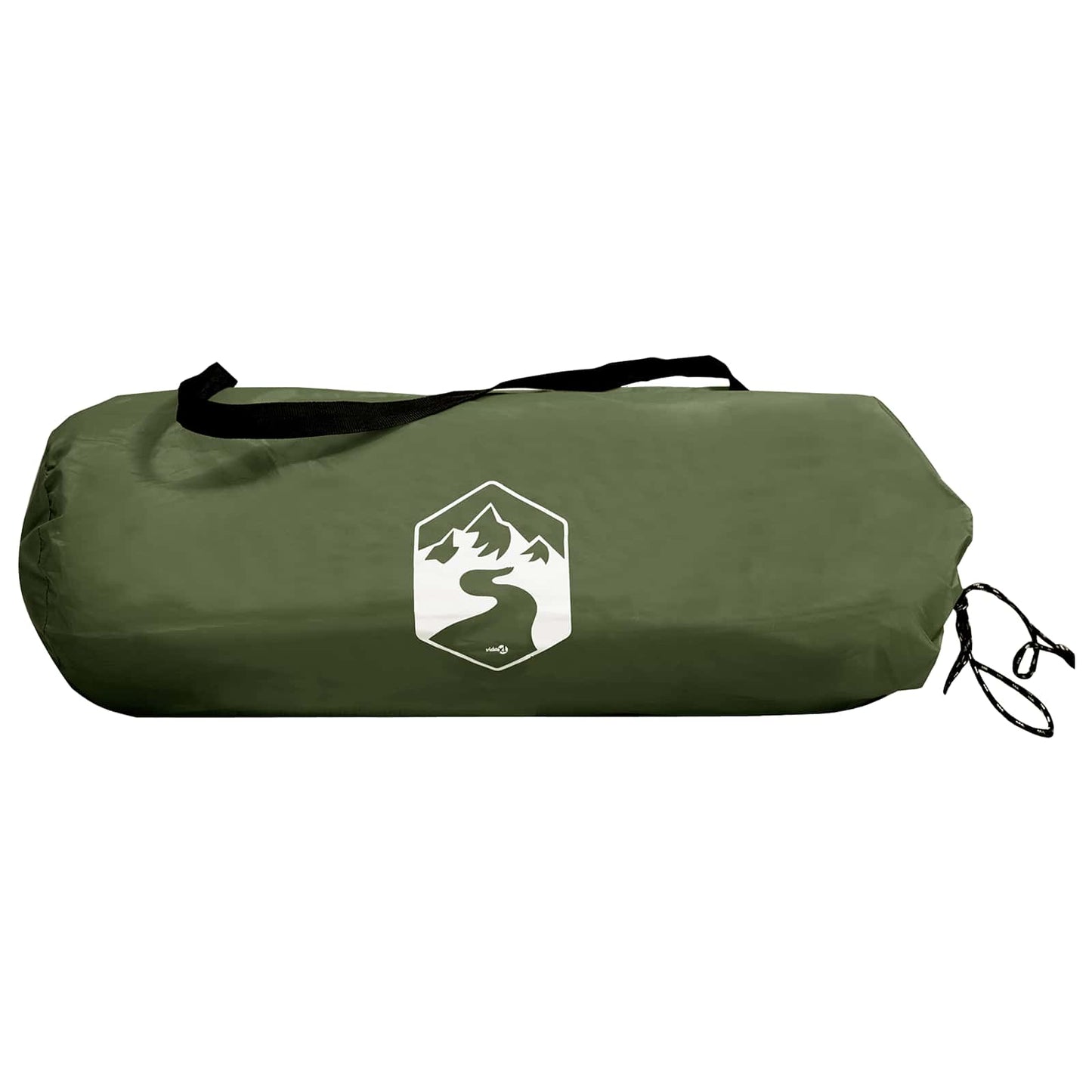 Tunnel Tent Olive Green 215 x 100 x 90 cm Polyester and Steel