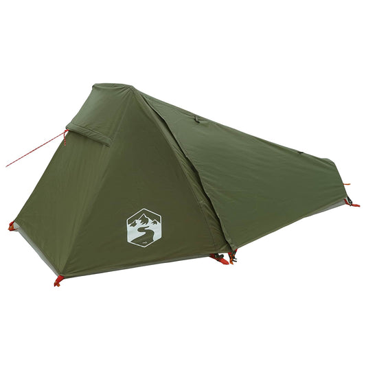 Tunnel Tent 215 x 100 x 90 cm Olive Green Polyester and Steel