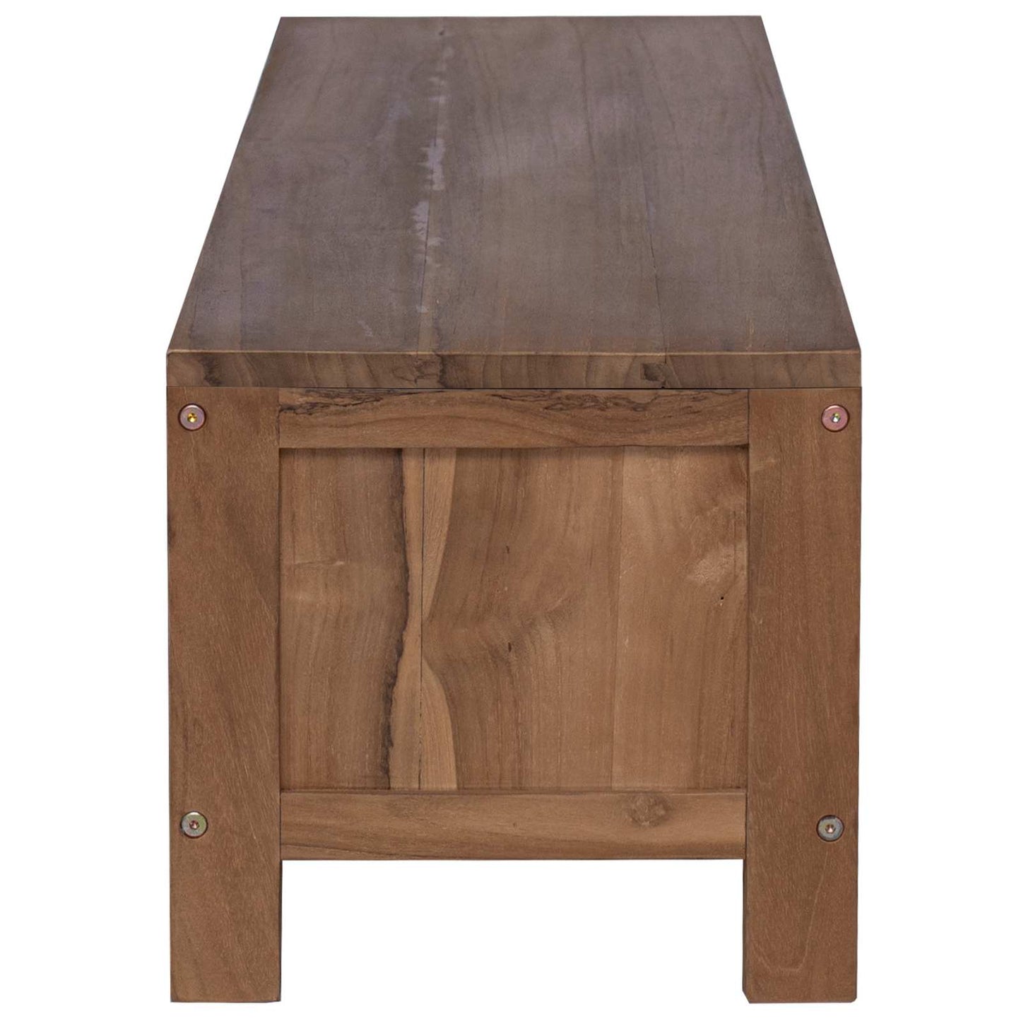 TV Cabinet 110 x 30 x 30 cm Solid Teak Wood Natural