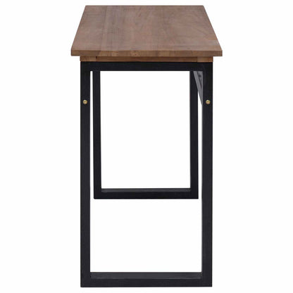 Desk Natural Solid Teak Wood 100 x 45 x 75cm