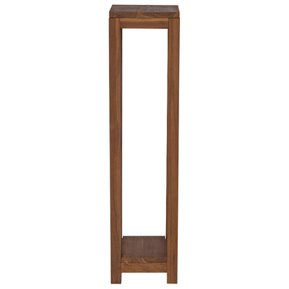 Plant Stand 2 pcs Natural 25 x 25 x 100 cm Solid Teak Wood