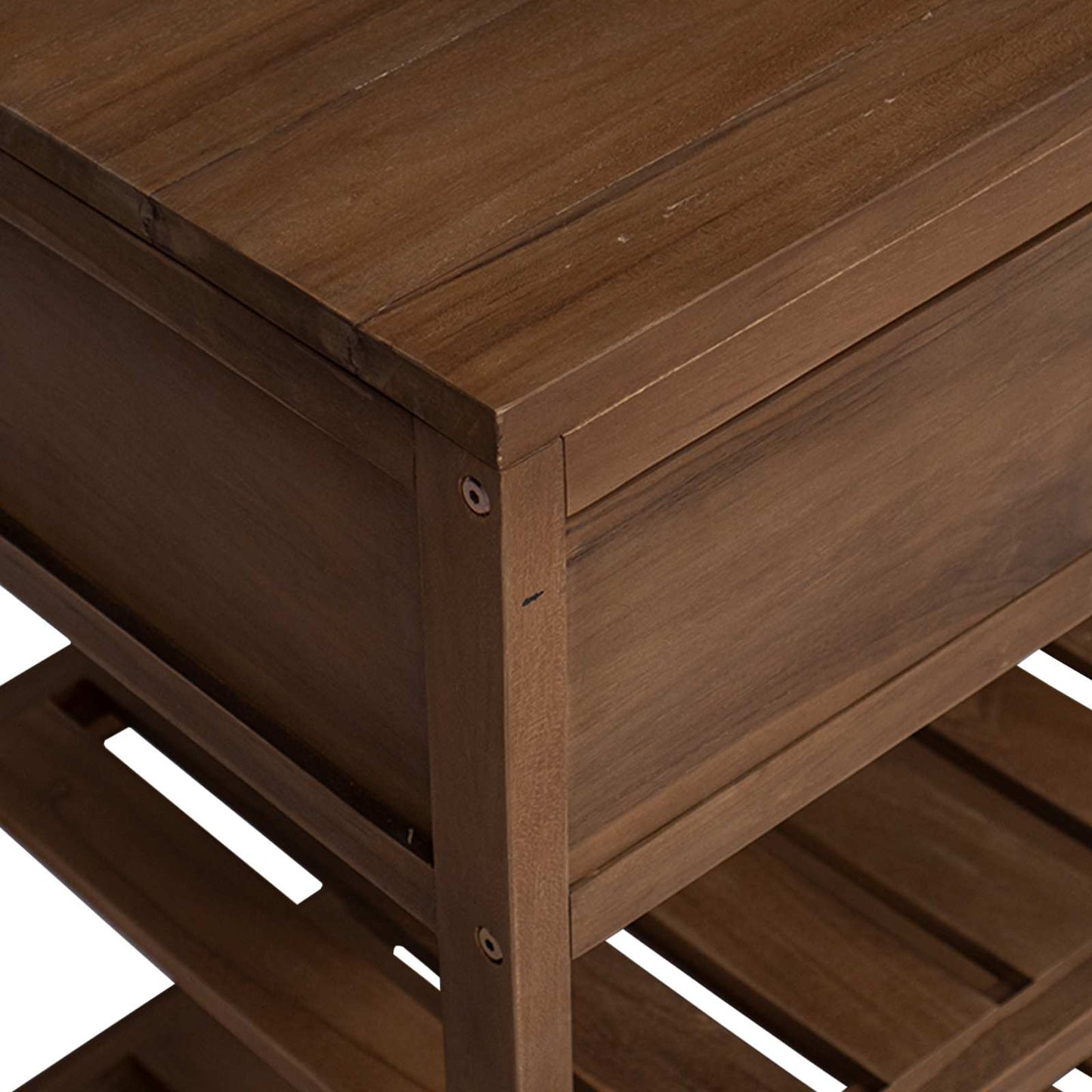 Bathroom Cabinet Natural 60 x 45 x 75 cm Solid Teak Wood