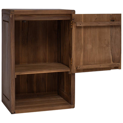 Bathroom Side Cabinet Natural 45 x 30 x 70 cm Solid Teak Wood