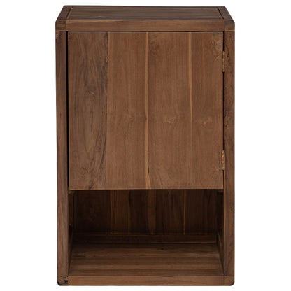 Bathroom Side Cabinet Natural 45 x 30 x 70 cm Solid Teak Wood