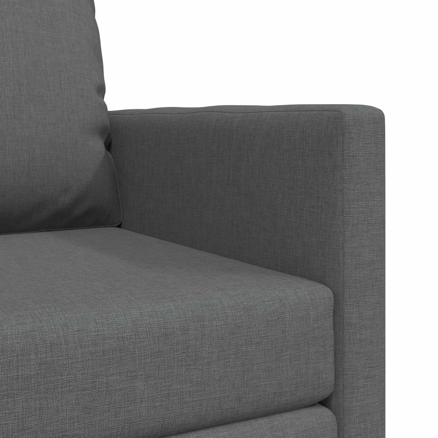 Folding Sofa Bed Dark Grey 74 x 77 x 81 cm Fabric