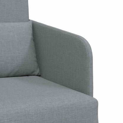 Folding Sofa Bed Light Grey 65 x 80 x 83 cm Fabric