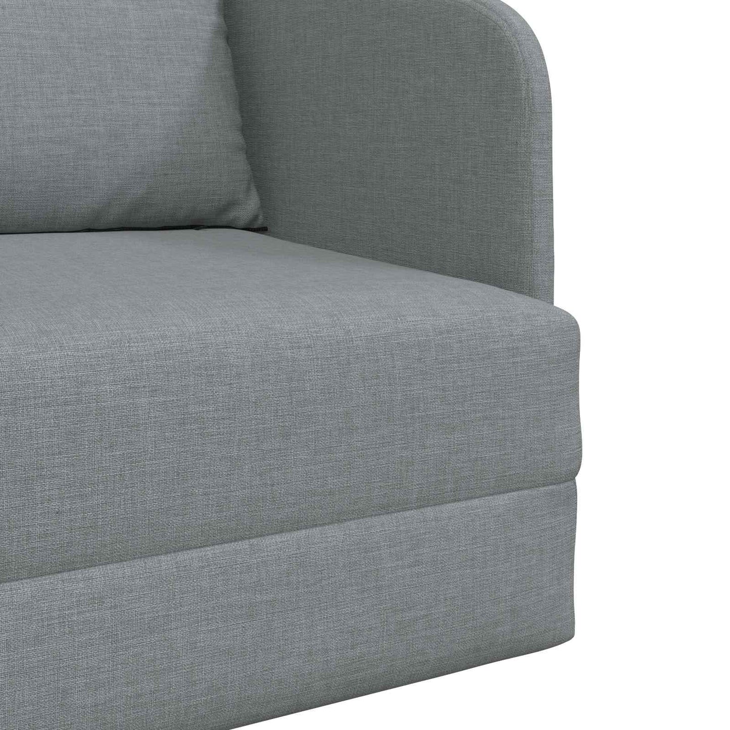 Folding Sofa Bed Light Grey 65 x 80 x 83 cm Fabric