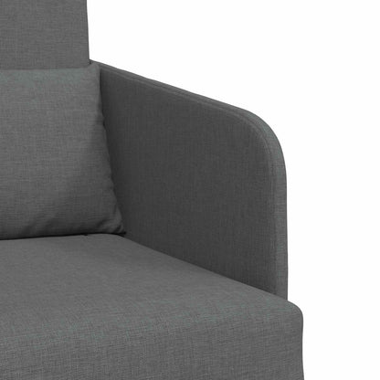 Folding Sofa Bed Dark Grey 65 x 80 x 83 cm Fabric