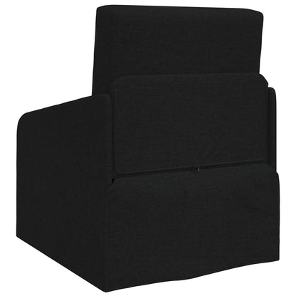 Folding Sofa Bed Black 65 x 80 x 83 cm Fabric
