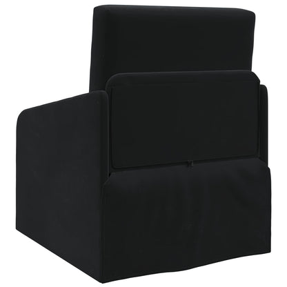 Folding Sofa Bed Black 65 x 80 x 83 cm Velvet