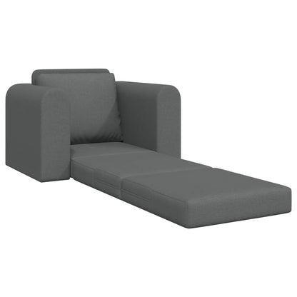 Folding Sofa Bed Dark Grey 98 x 71 x 83 cm Fabric