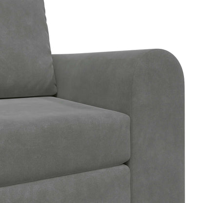 Folding Sofa Bed Dark Grey 98 x 71 x 83 cm Velvet