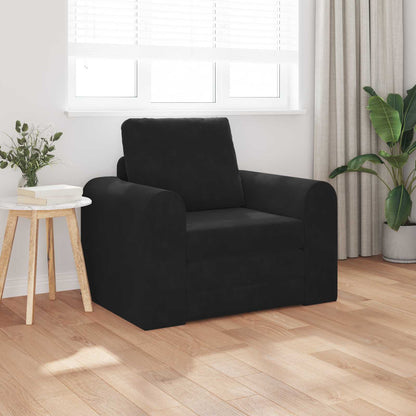 Folding Sofa Bed Black 98 x 71 x 83 cm Velvet