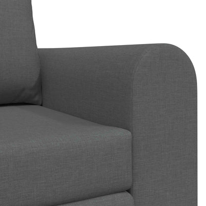 Folding Sofa Bed Dark Grey 148 x 71 x 83 cm Fabric