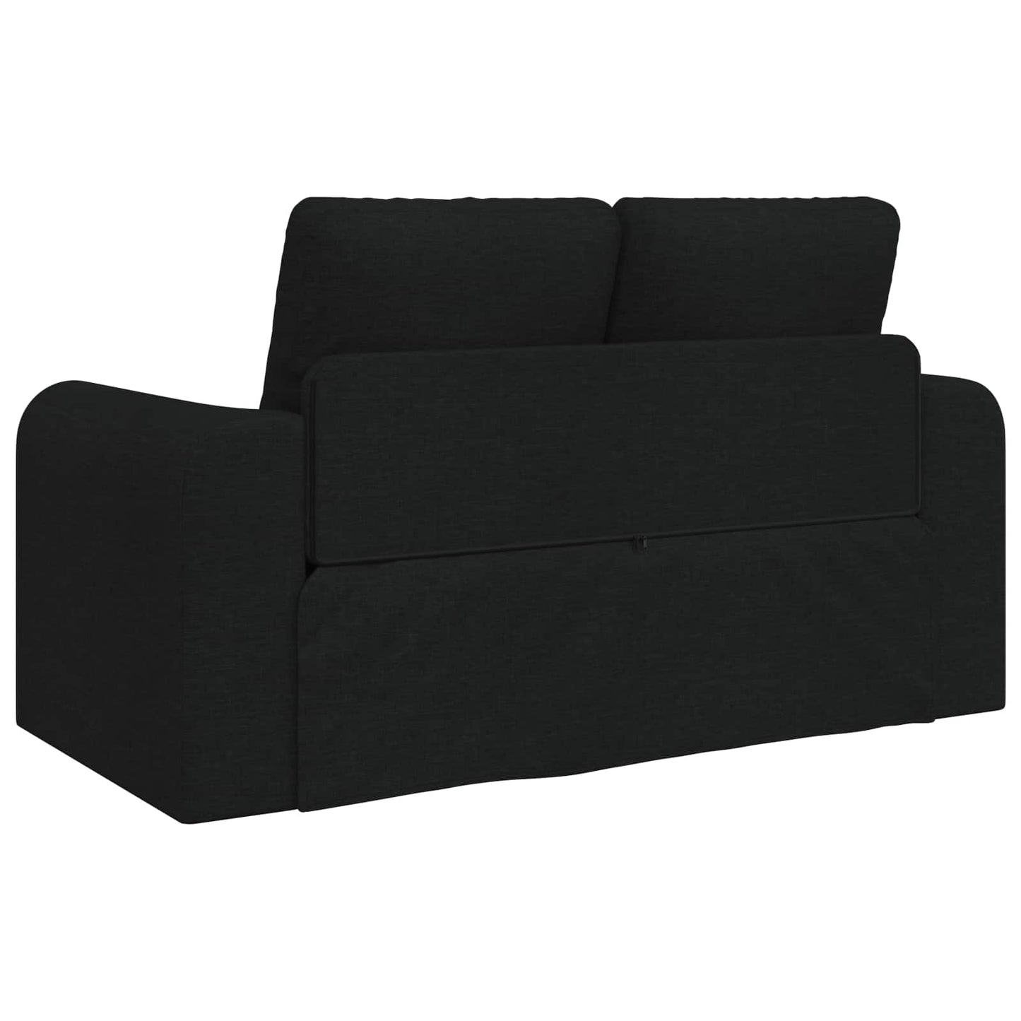 Folding Sofa Bed Black 148 x 71 x 83 cm Fabric