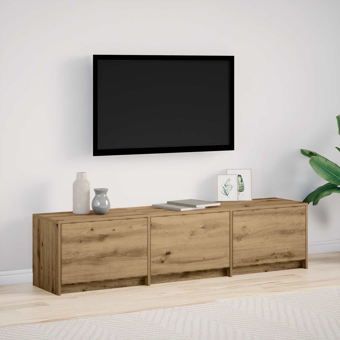 TV Cabinet Artisan Oak Engineered Wood